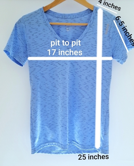 Reebok blue shorts Sleeve gym Workout tops size S - Picture 2 of 6